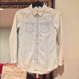 Stone wash Denim kid shirt 👕